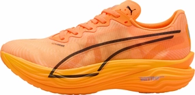 Puma Deviate Nitro Elite 3 Mens Running Shoes - Orange concrete running footwear pre - made running shoes
