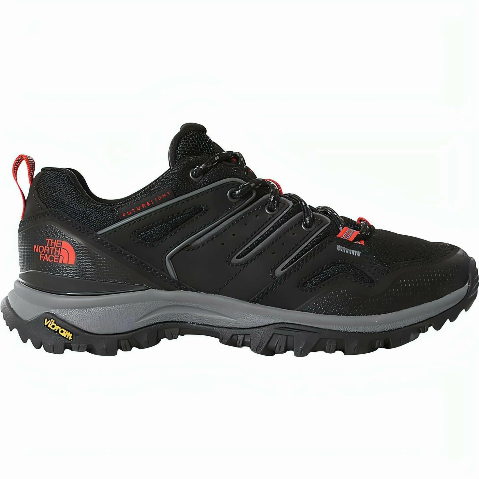 medium fit The North Face Hedgehog FutureLight Womens Walking Shoes - Black