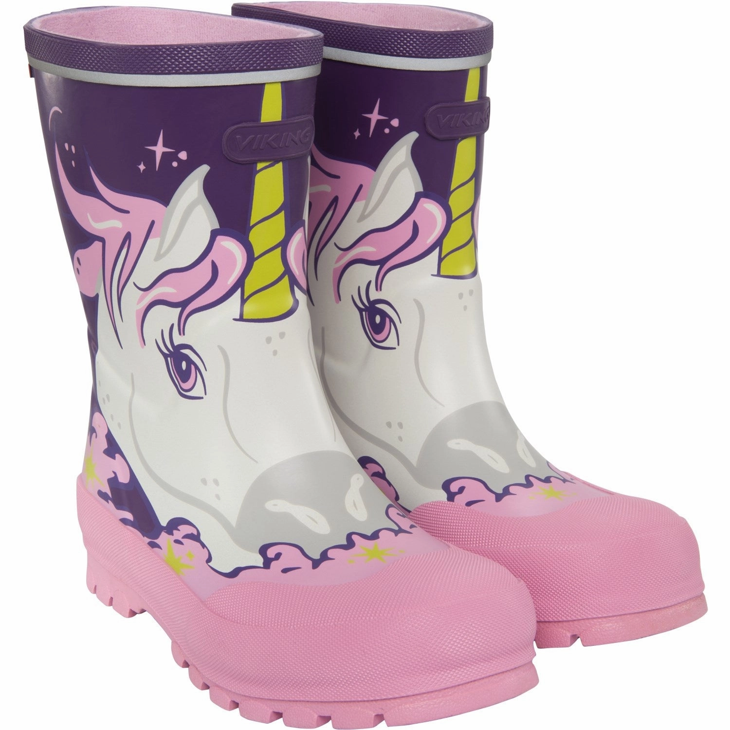 Stable Fit VIKING Purple/Multi Jolly Print