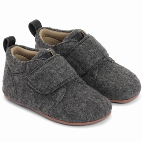 Reliable Construction Lightweight Structure Bundgaard Tannu Wool Indoor Shoes Dark Grey