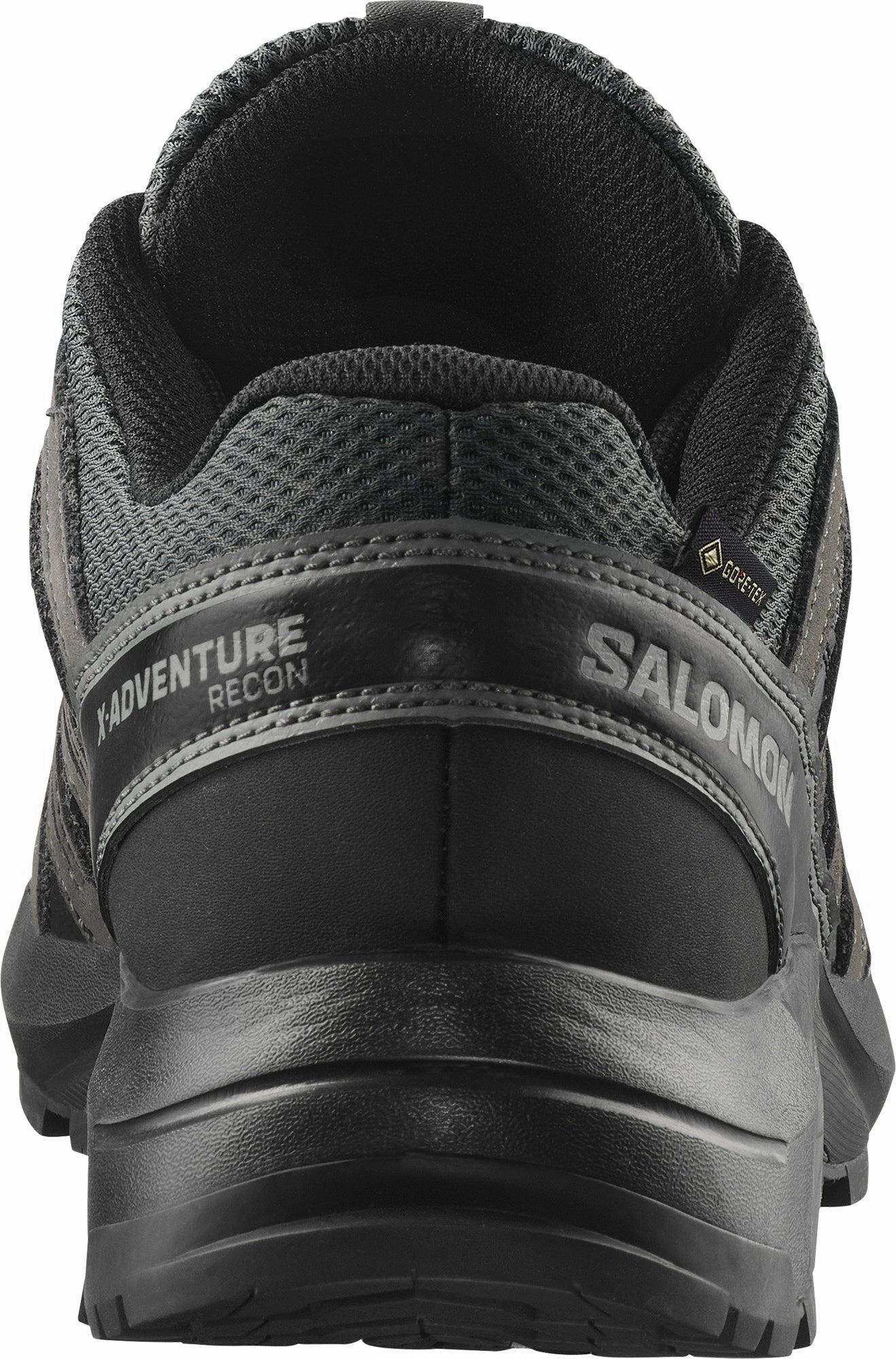 Salomon X-Adventure Recon GORE-TEX Mens Walking Shoes - Black Traction Control decorative elements