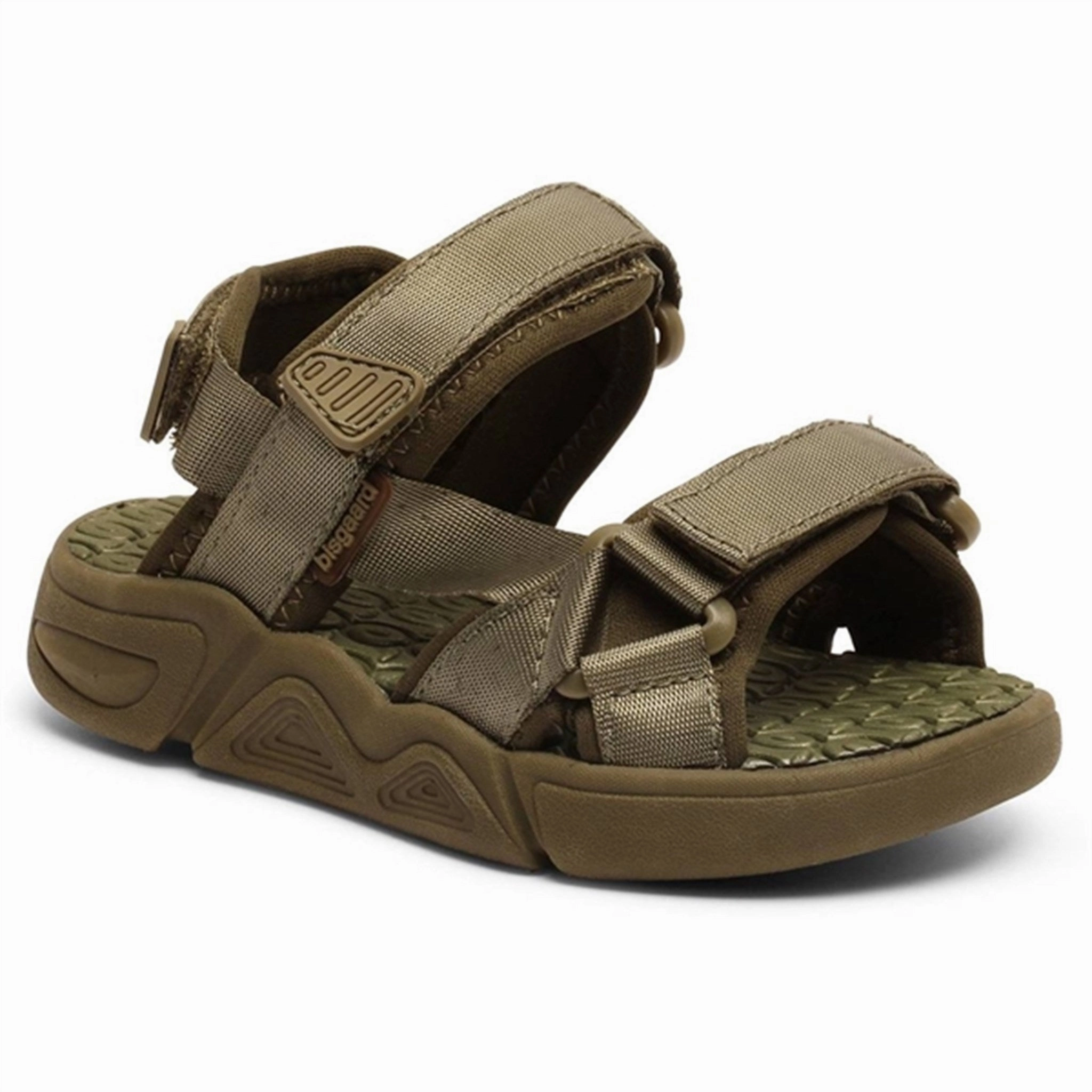 Flat AntiSlip Bisgaard Louis S Sandal Army