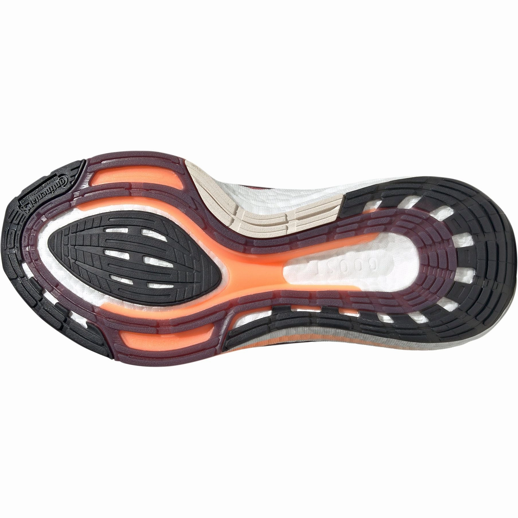 adidas Ultra Boost 22 Womens Running Shoes - Red High Impact Shock Absorption Tuned Ride Technology