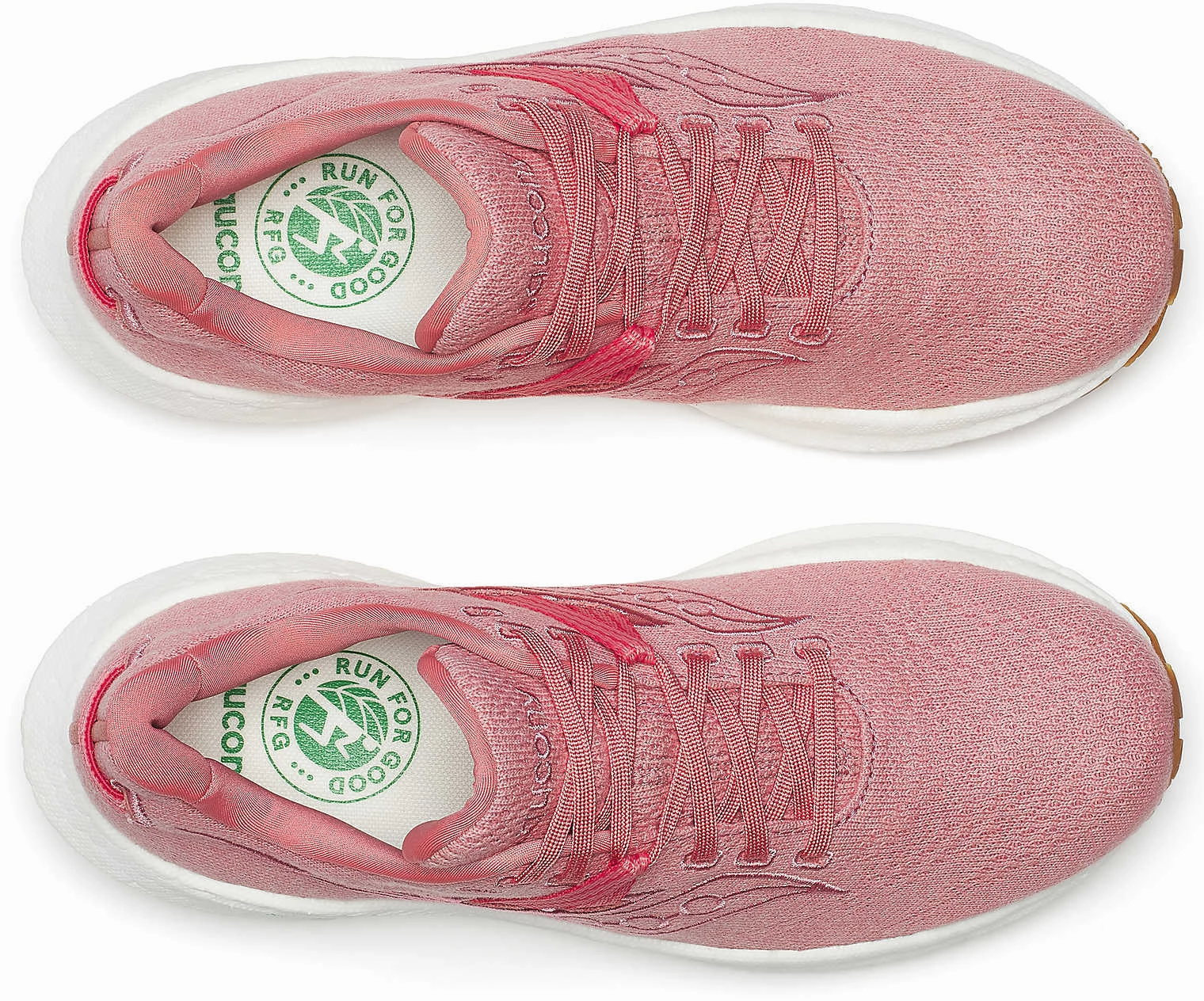 Secure Fit Lock running for a way to stay focused Saucony Triumph RFG Womens Running Shoes - Pink