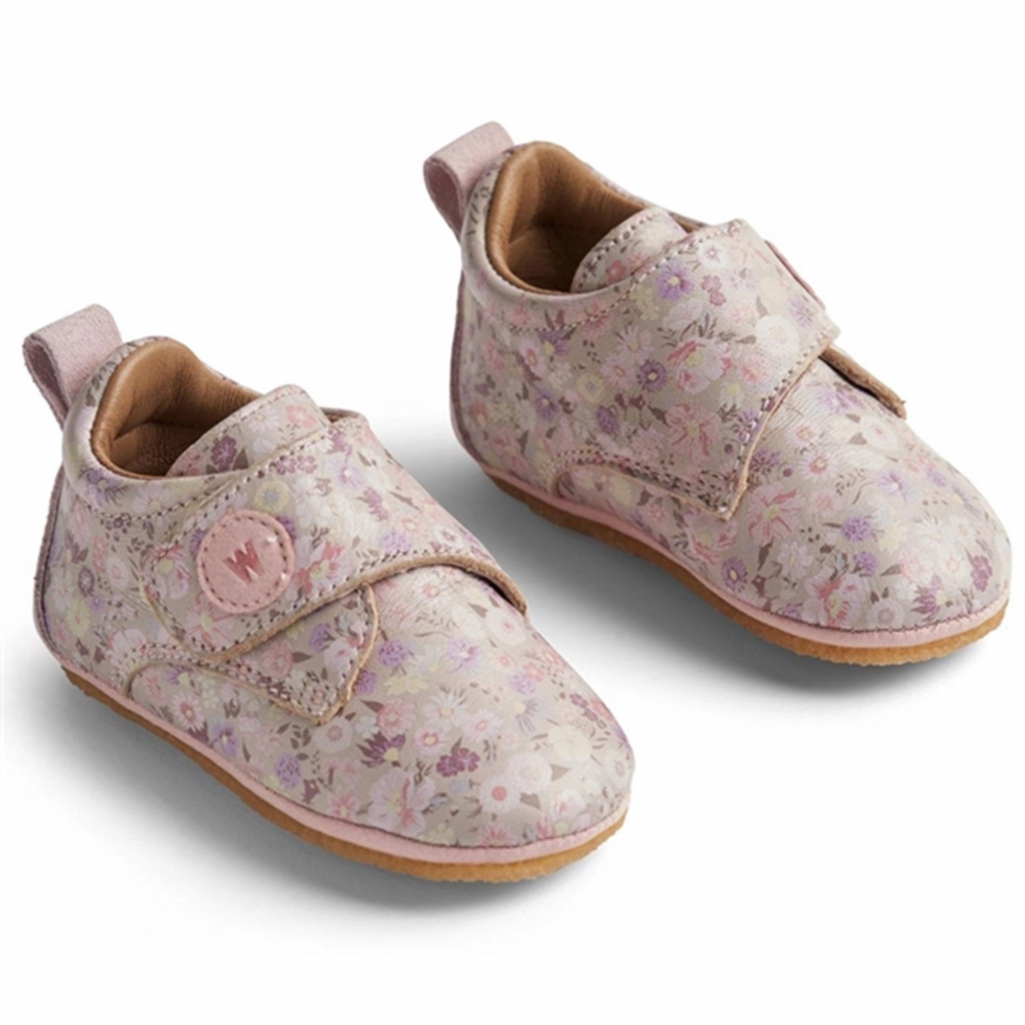 Soft Slides Stable base Wheat Indoor Shoe Dakota Print Clam Multi Flowers