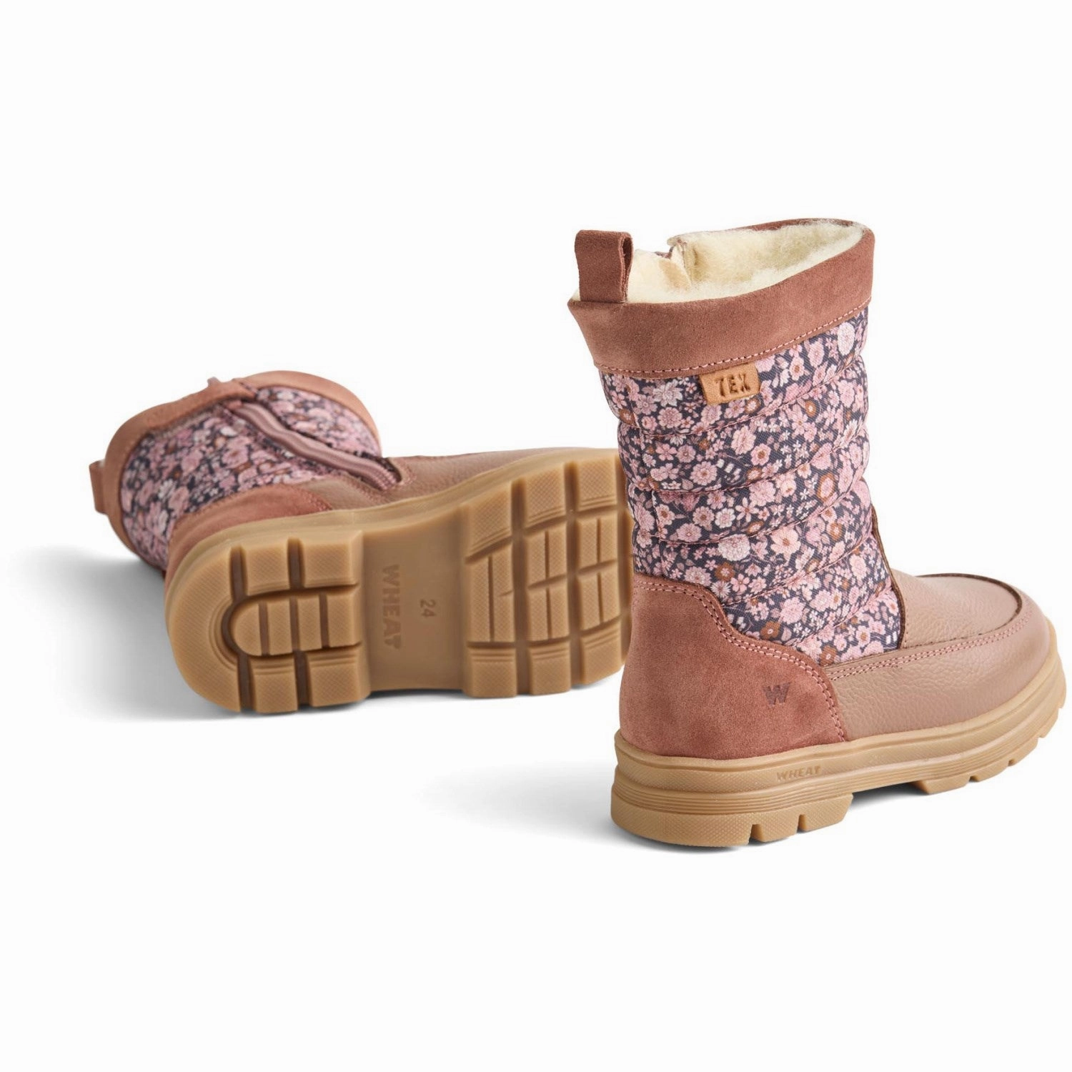 Wheat Dusty Rouge Winterboot Koa Tex Contoured Heel Cup Luxury Edge