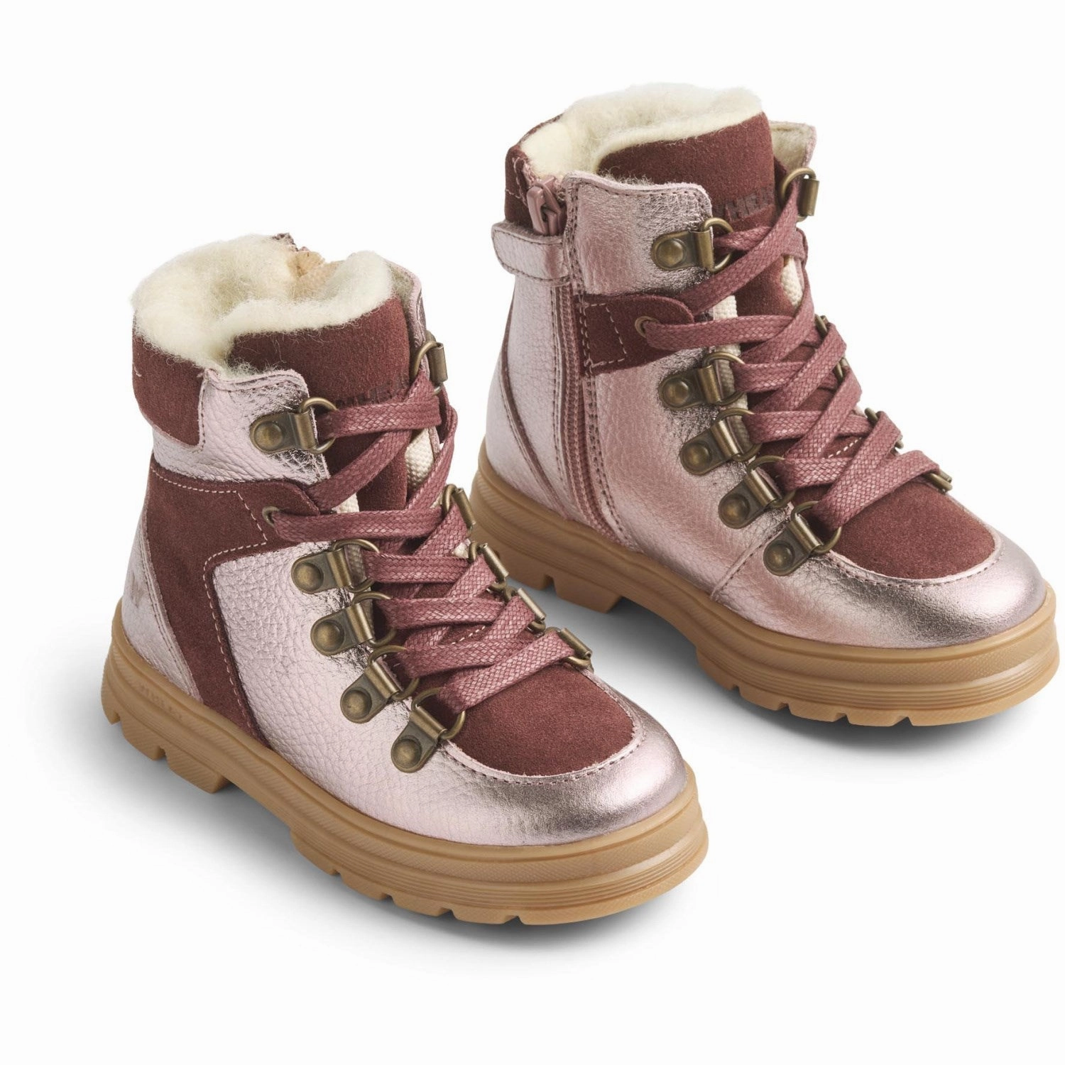 Wheat Rose Pearl Winterboot Toni Hiker Tex Cabin Cozy Rubber Sole
