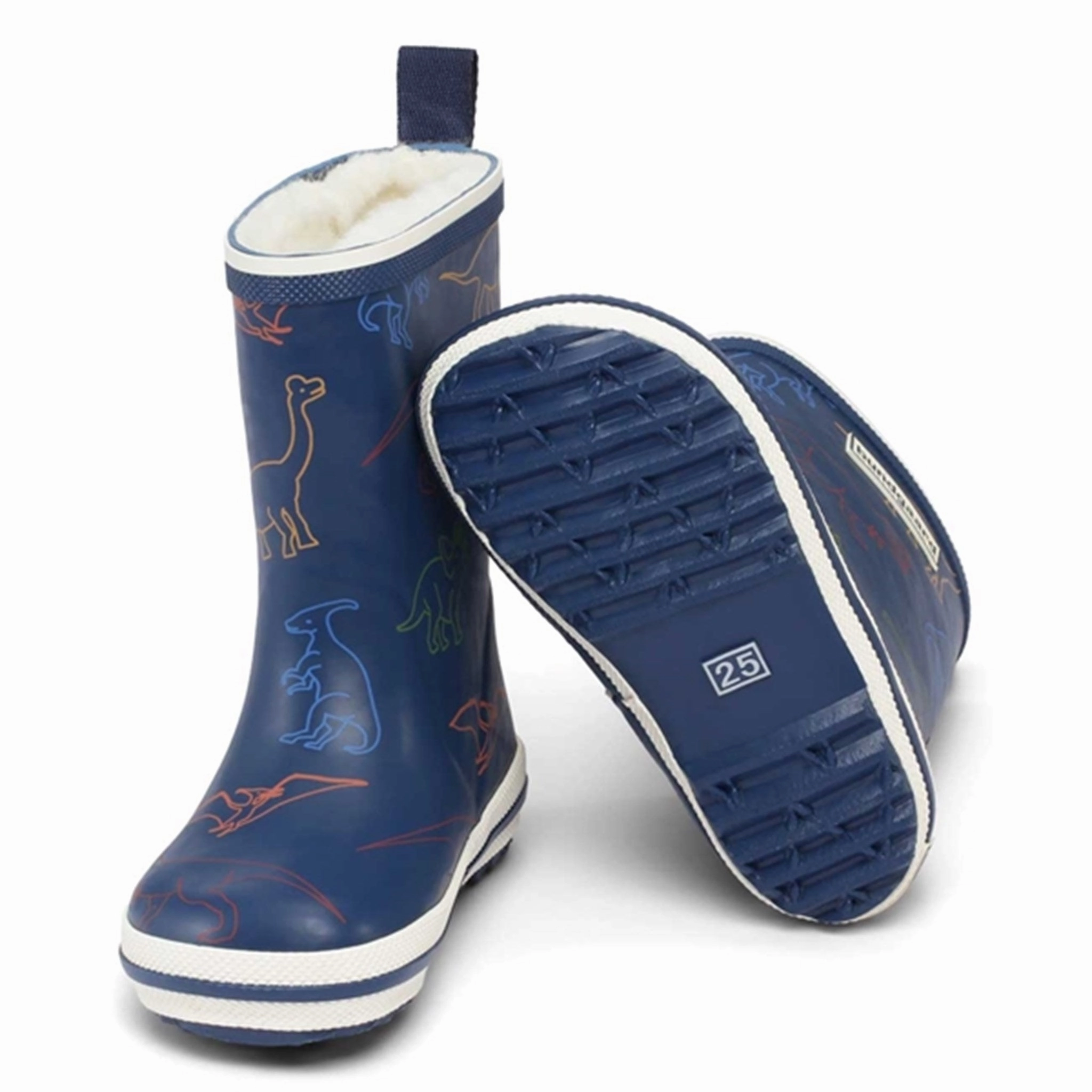 Contoured Midsole Bundgaard Charly Winter Rubber Boot Dinosaur