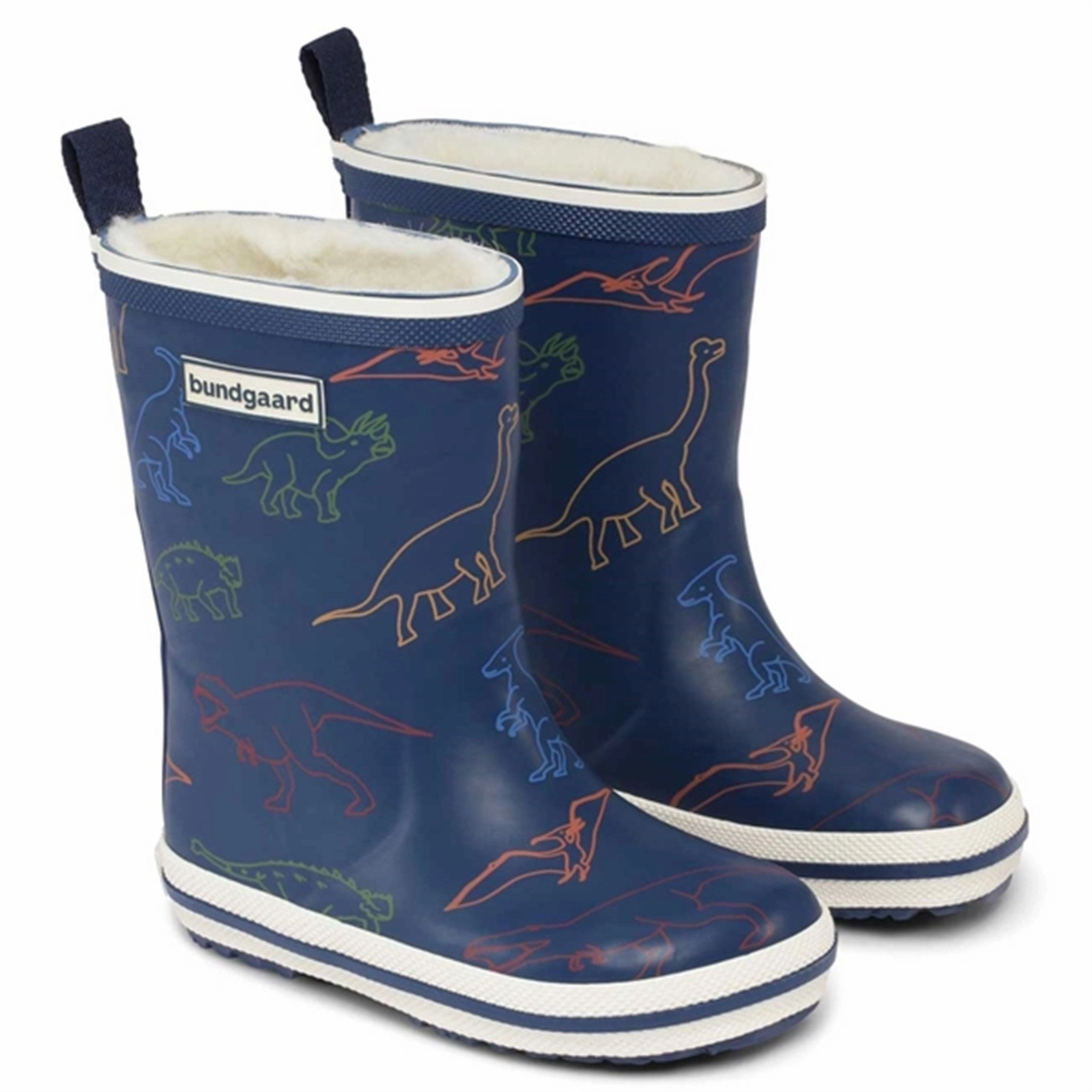 Bundgaard Charly Winter Rubber Boot Dinosaur Padded Interior Rainy Day Commuter