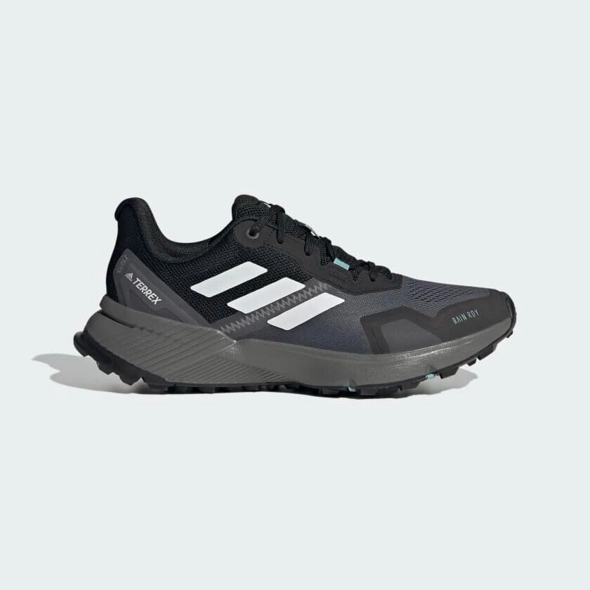 Energy Return System adidas Terrex Soulstride RAIN.RDY Womens Trail Running Shoes Waterproof Black