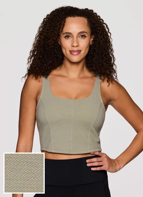 Anytime Longline Corset Bra Breathable mesh