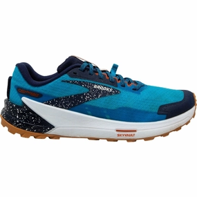 High - end Brooks Catamount 2 Mens Trail Running Shoes - Blue