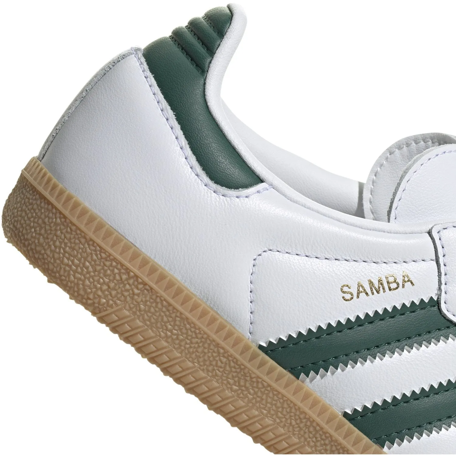 adidas Originals Cloud White/Collegiate Green/Gum Samba Og J Sneakers Comfortable Sockliner