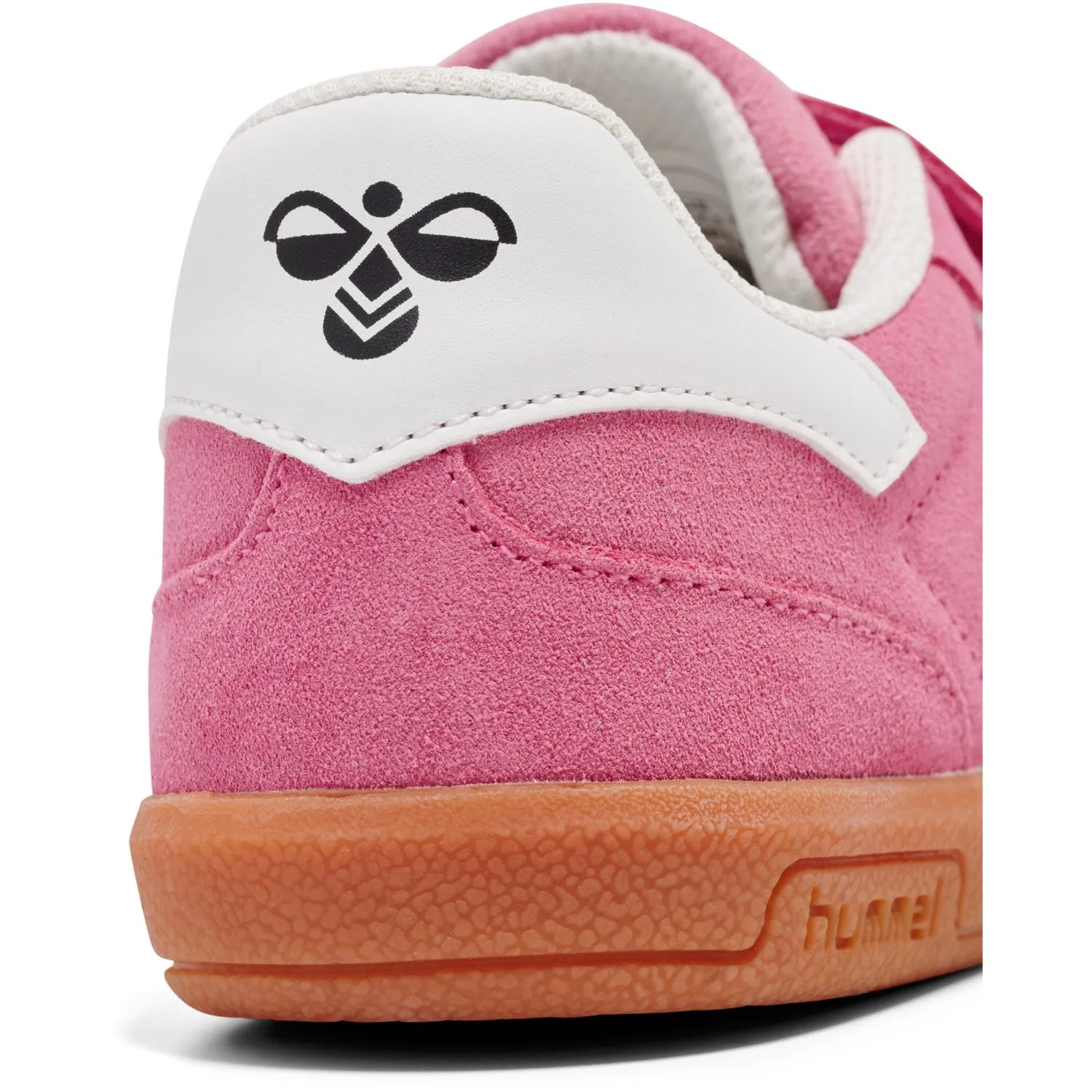 Compression Molded Heel Back friendly Hummel Prism Pink Victory Suede Ii Low Sneakers