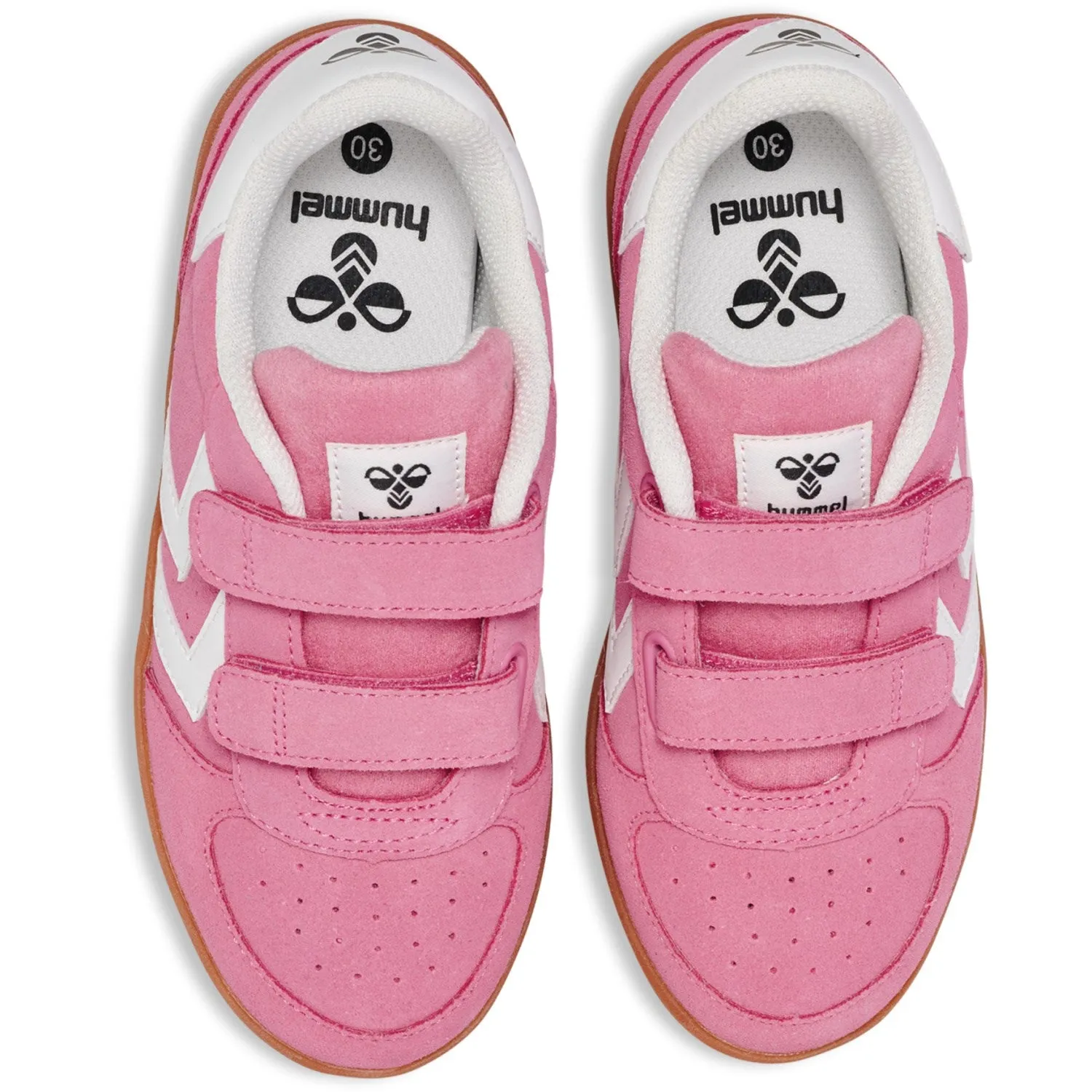 Hummel Prism Pink Victory Suede Ii Low Sneakers Anti Fatigue Insoles Seamless Design