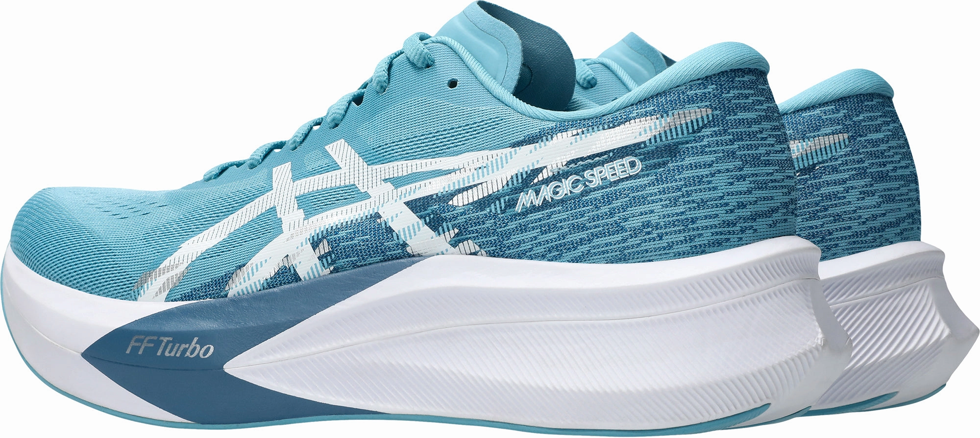 Air Flow Technology running with a lugged outsole Asics Magic Speed 4 Mens Running Shoes - Blue