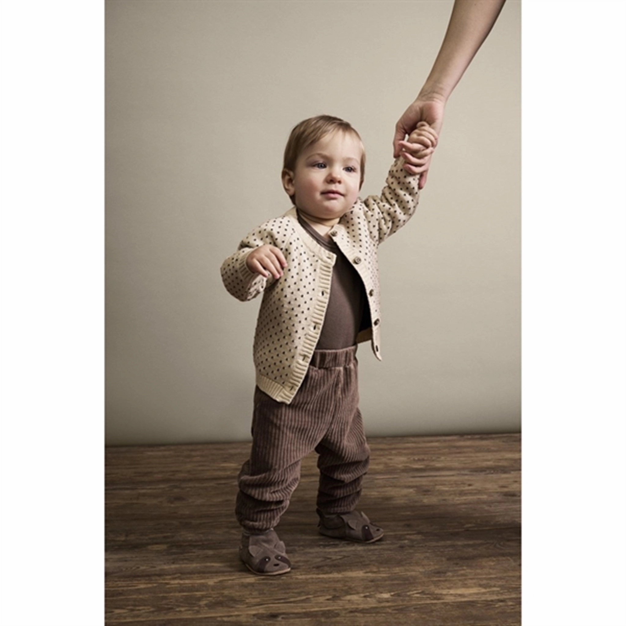 Mesh En Fant Slippers Ruskind Chocolate Chip