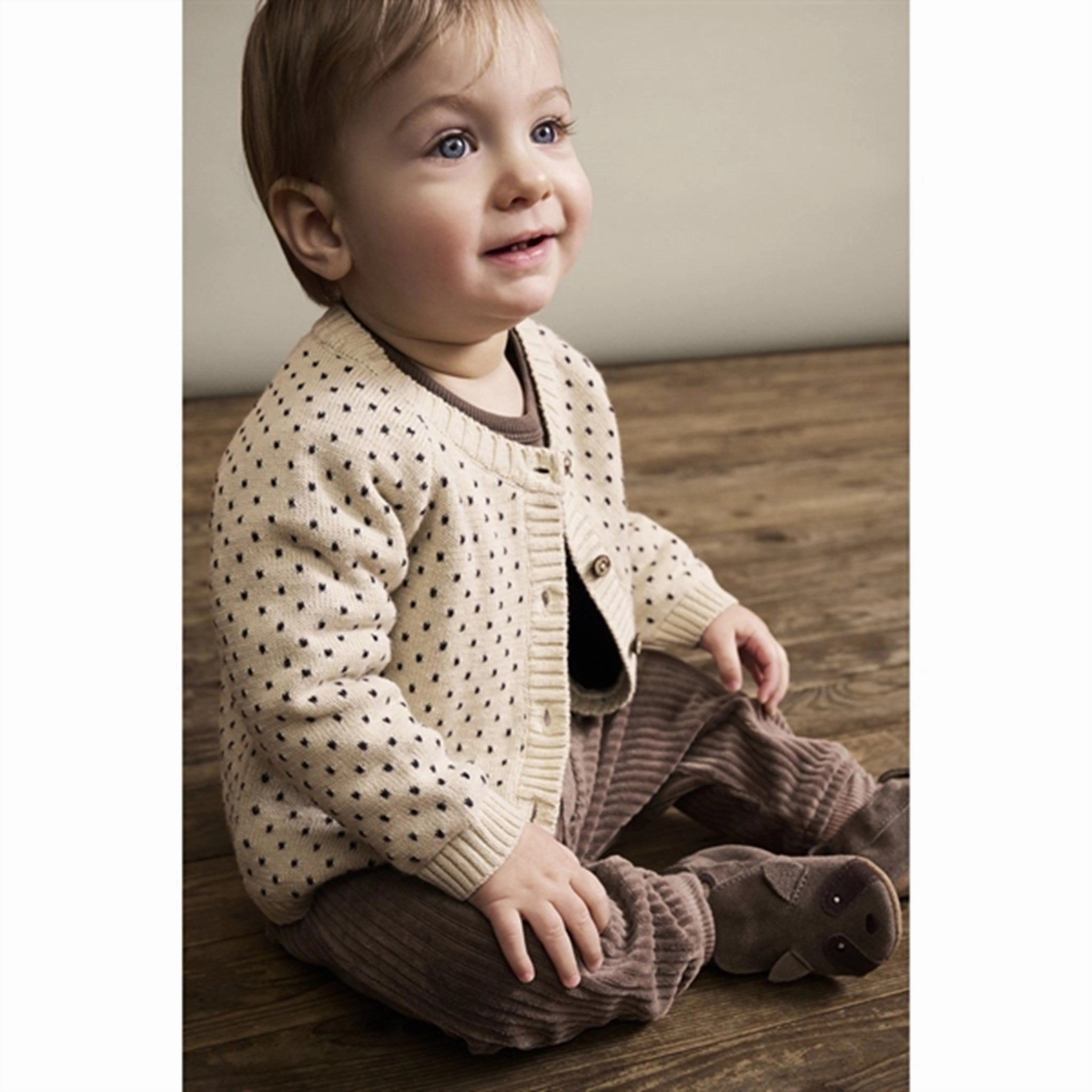 En Fant Slippers Ruskind Chocolate Chip Sturdy Build