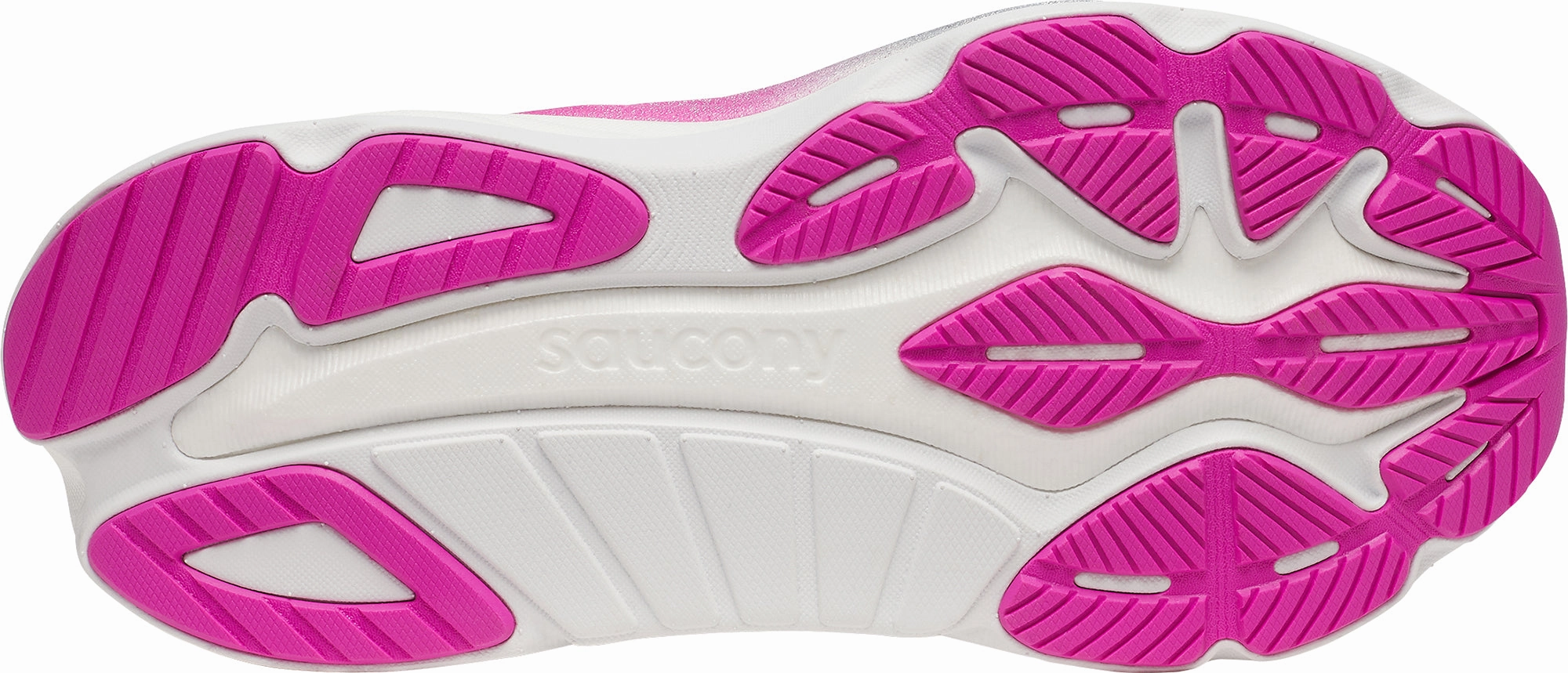 Saucony Hurricane 24 Womens Running Shoes - Blue Agile Fit shock - absorbing rubber shoes