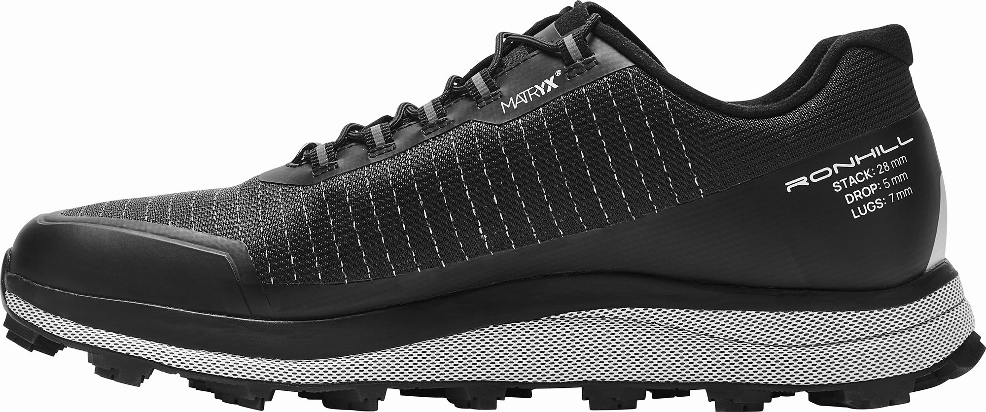 ground contact Ronhill Reverence Mens Trail Running Shoes - Black