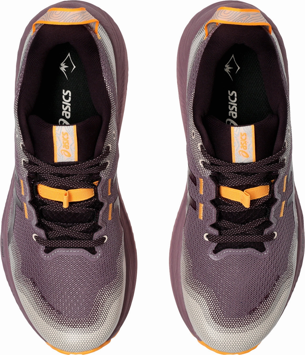 cloudy Asics Gel Trabuco 12 Womens Trail Running Shoes - Purple