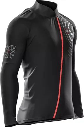 Level Compressport Hurricane V2 Mens Running Jacket - Black