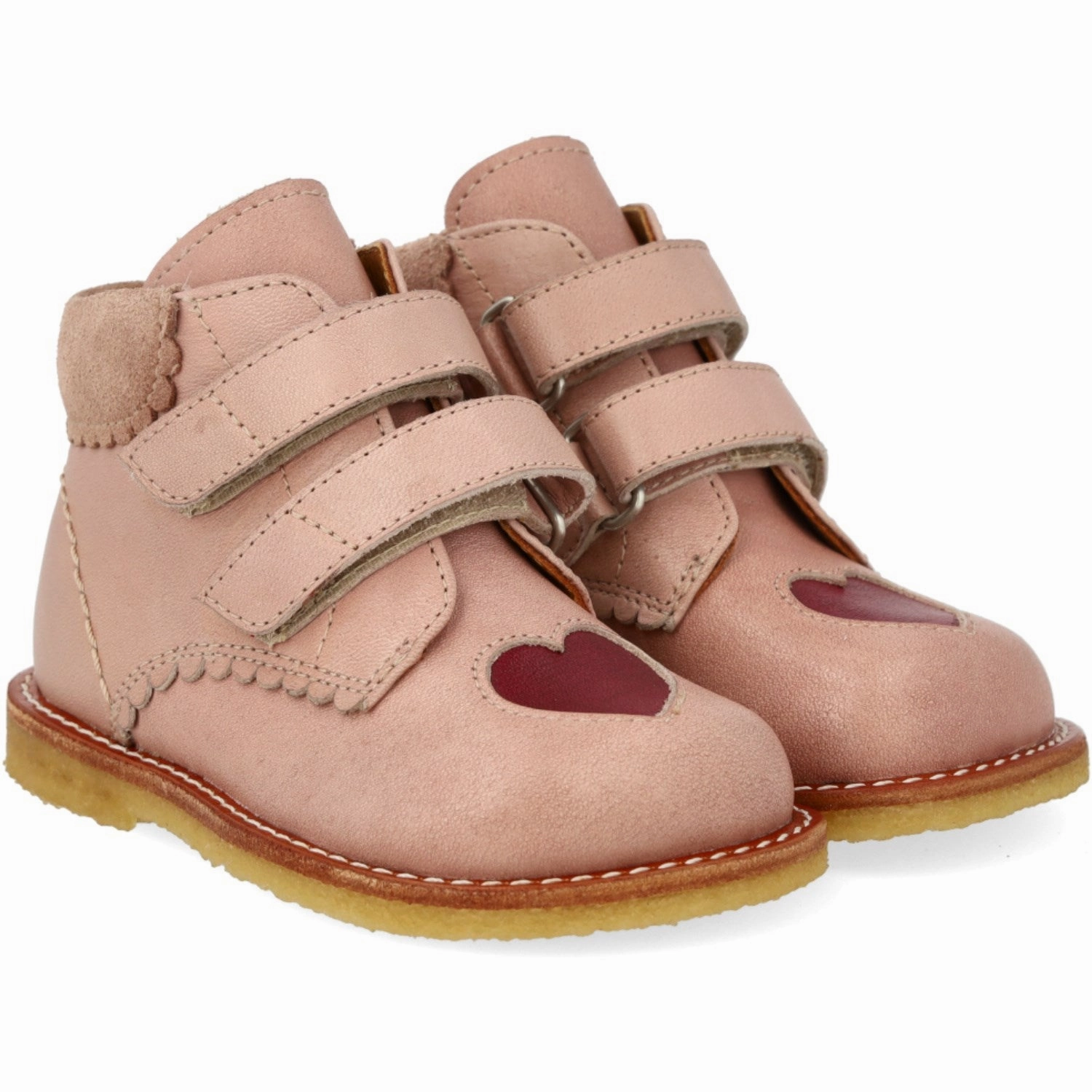 All Gender Fit Angulus Rosebud/Berry Beginner shoes Med Udstanset Kontrasthjerte