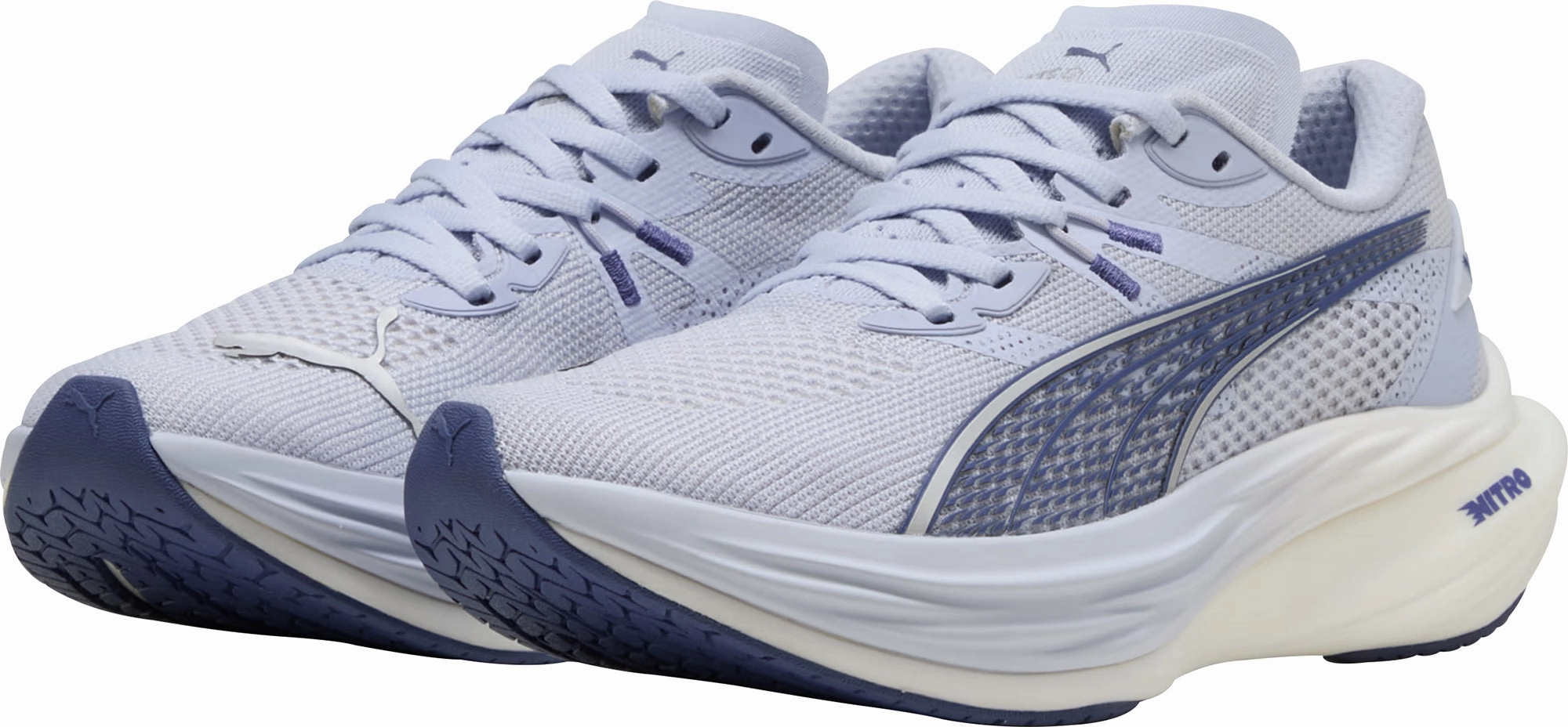 Puma Deviate Nitro 3 Womens Running Shoes - Blue Bio Mechanical Engineered indoor - outdoor