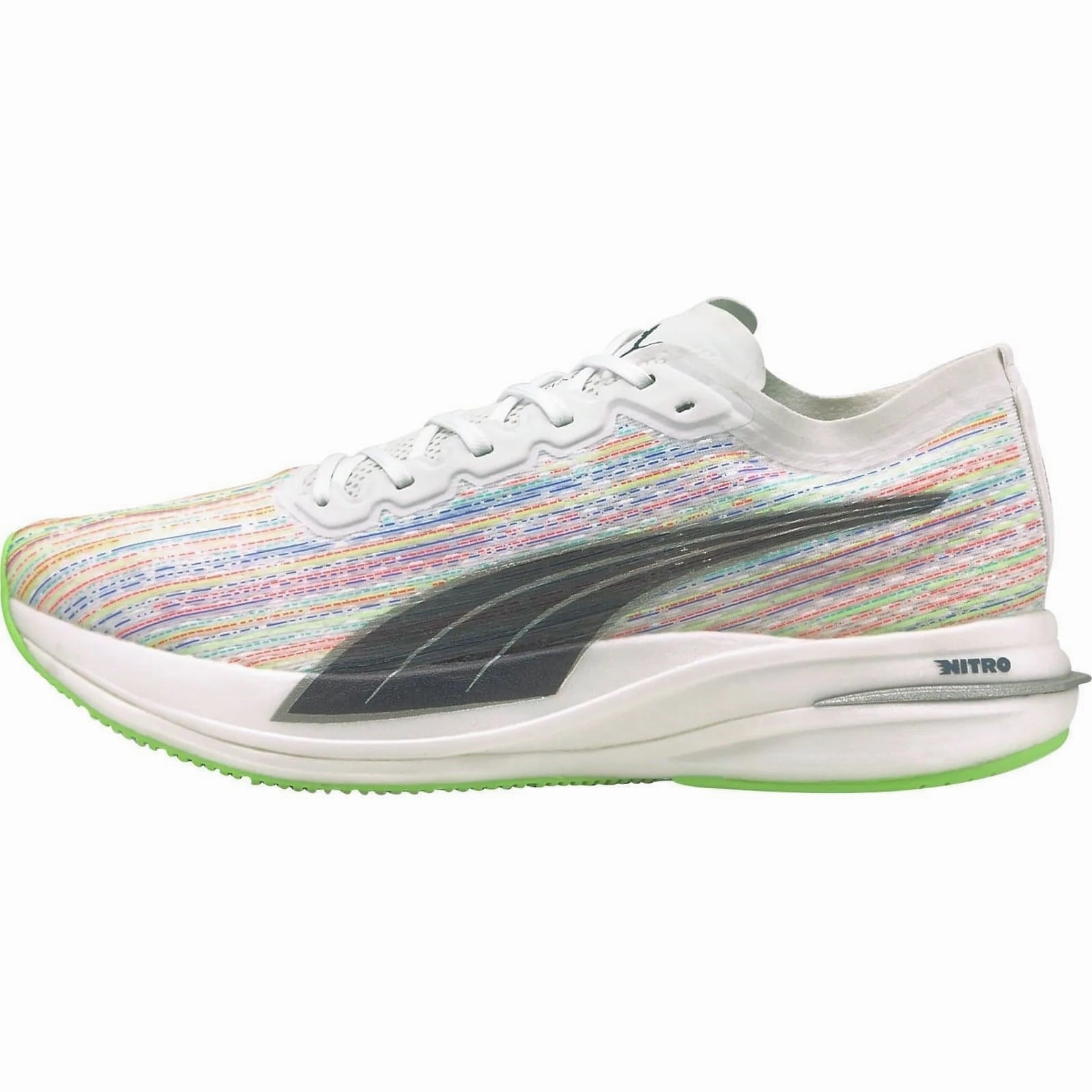 weekday shoes night run running option Puma Deviate Nitro Spectra Mens Running Shoes - White