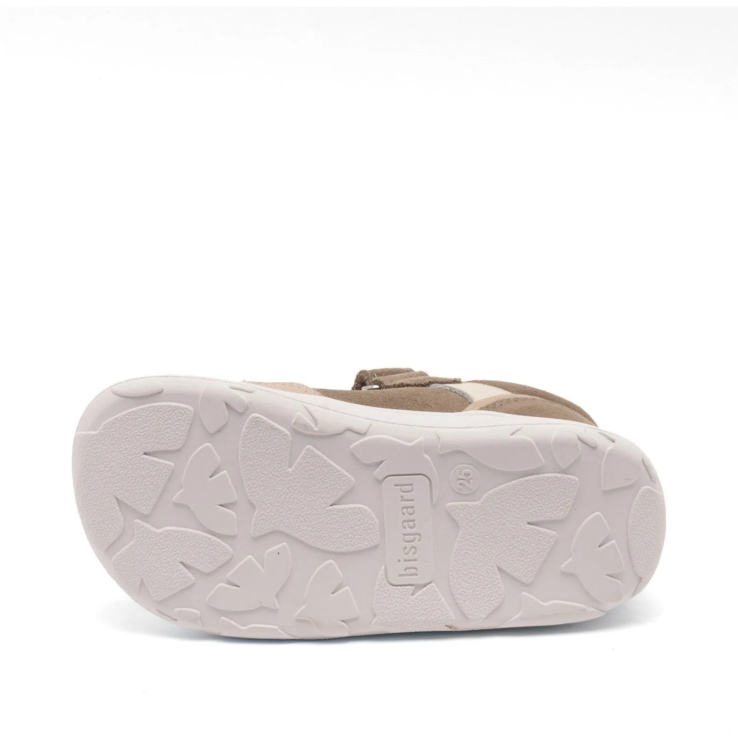 Bisgaard Khaki Barefoot Baloo Velcro Shoe Training Ready Neutral Stride Design