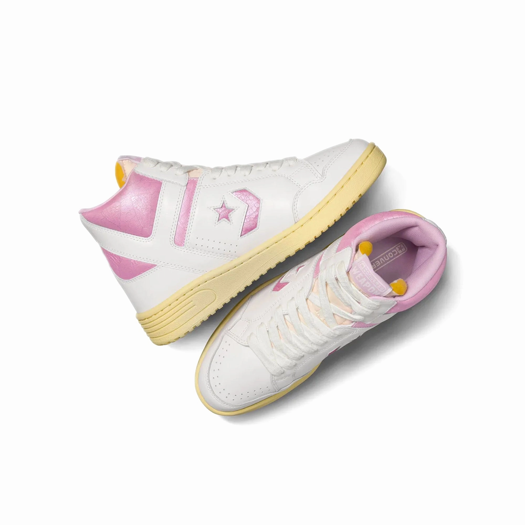 Converse Mens Weapon Mid Vintage Shoes loops