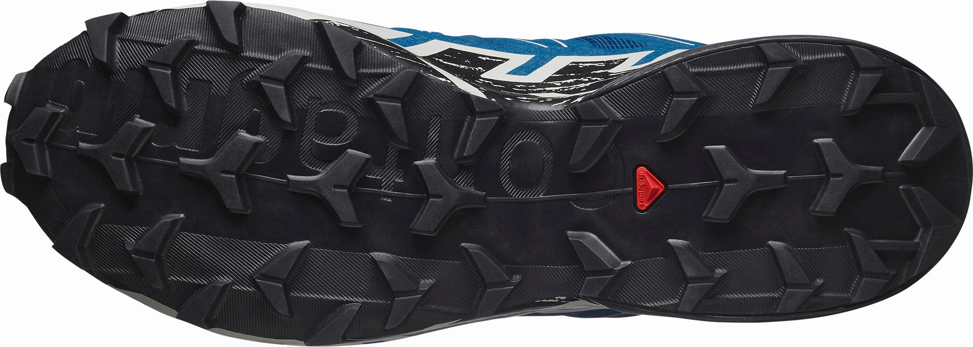 Stretchable Fabric Salomon Speedcross 6 GORE-TEX Mens Trail Running Shoes - Blue