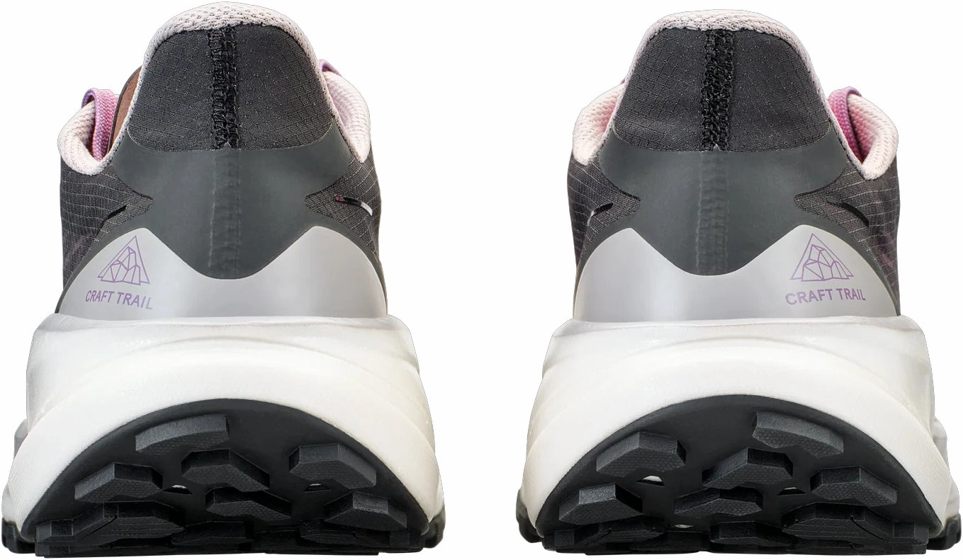 Craft Pure Womens Trail Running Shoes - Black Tuned Rocker Sole