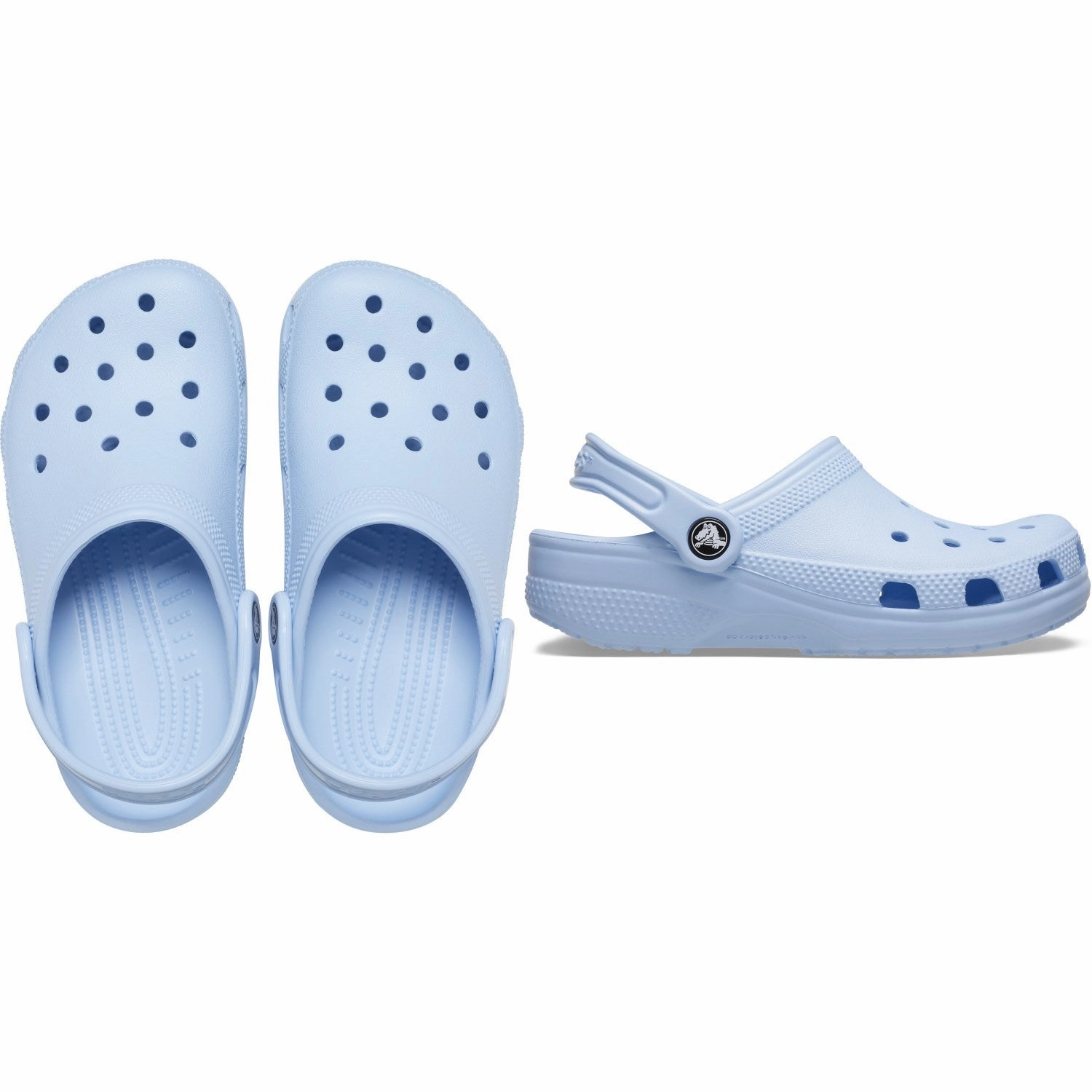 Spring Shine Crocs Blue Calcite Classic Clog