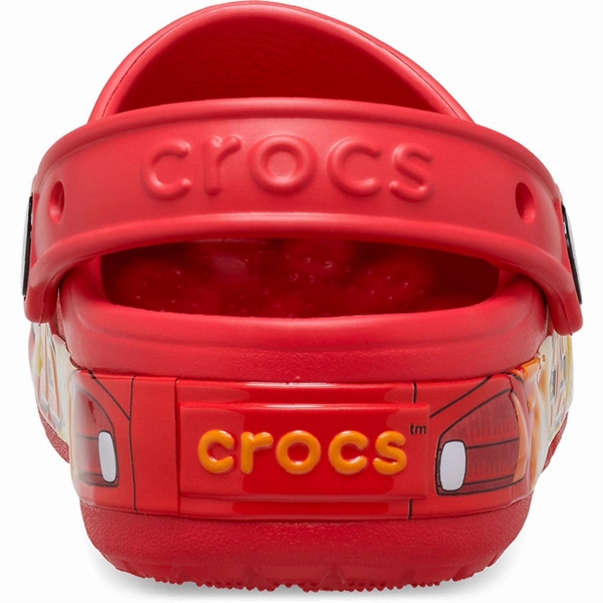 Crocs Cars LMQ Crocband Clg Red Double Layer Strap Reinforcement Ultra Light Cushioning