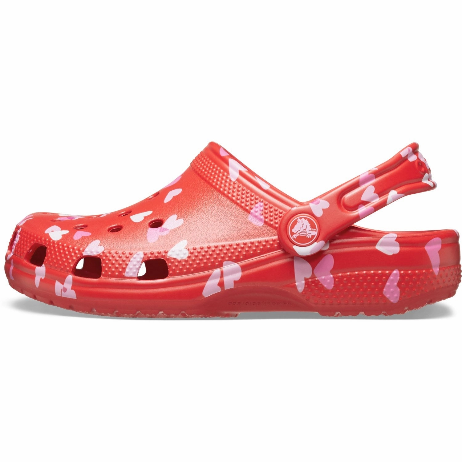 Ventilated Crocs Cherry Red Classic VDay Clog