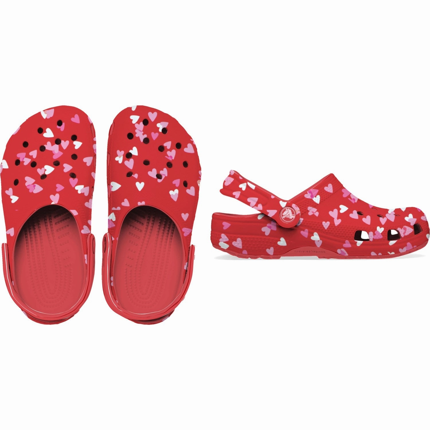 Crocs Cherry Red Classic VDay Clog Stay Casual