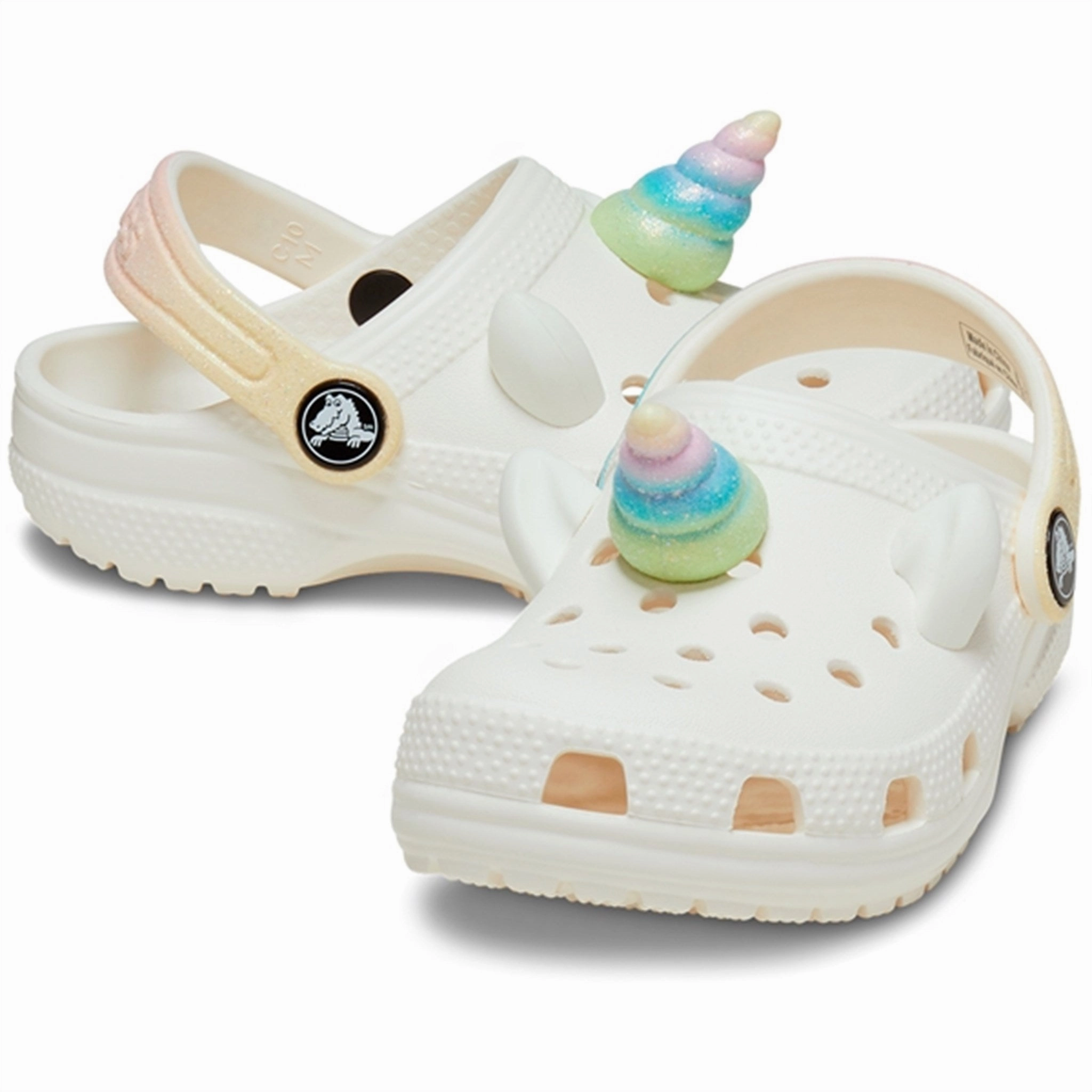 Smooth Walk Crocs Classic IAM Rainbow UnicornCgT Chalk