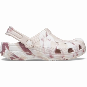 Easy Clean Surface Crocs Classic Marbled Clog Quartz/Multi