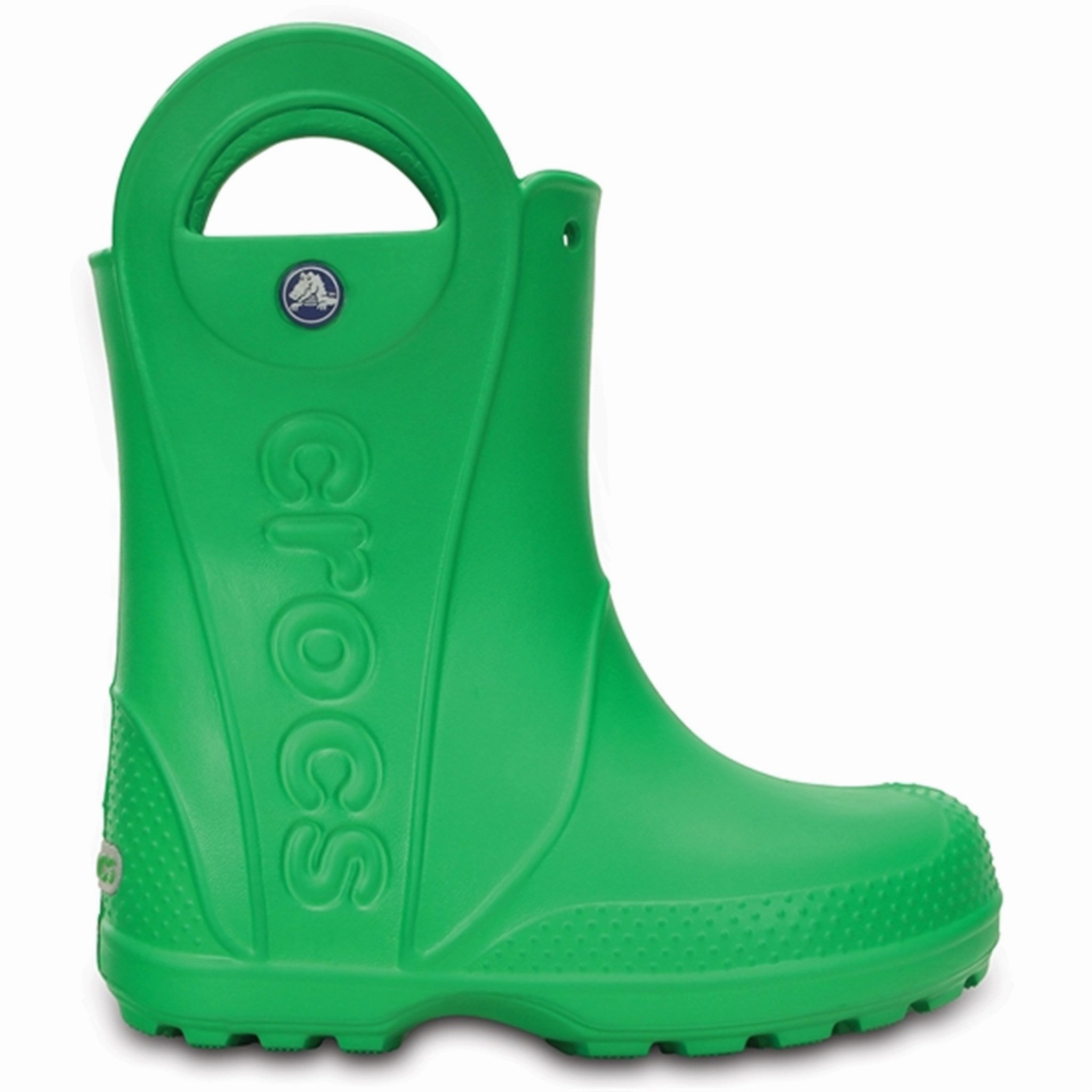 Crocs Handle It Rain Boots Grass Green Noise Reducing Heel