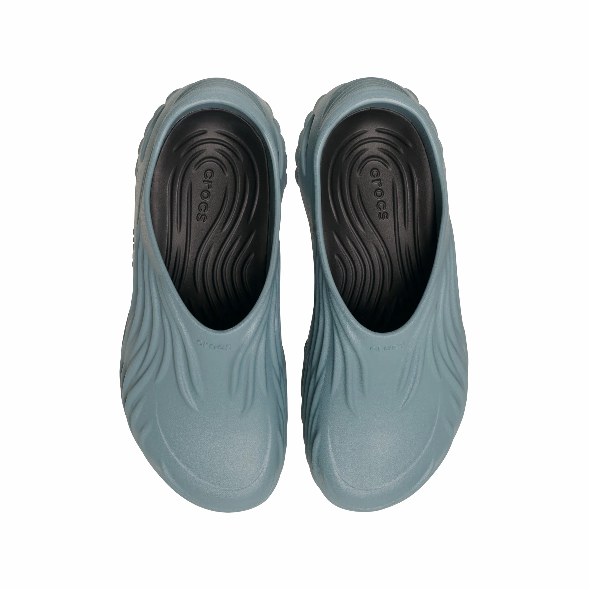 Rubber Sole obstacle - course - race Crocs Mens Echo Wave "Pond" Clogs