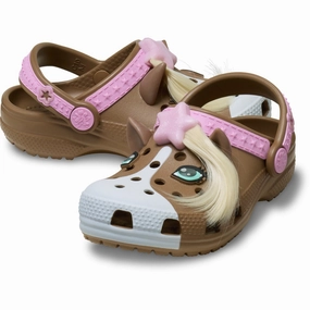 Crocs Milk Chocolate Classic IAM Horse Clog Open Steps