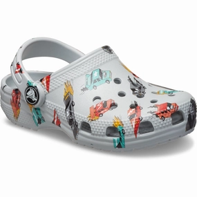 Crocs Mirage/Multi Classic Race Cars Graphic Clog Social Walk Breath Line