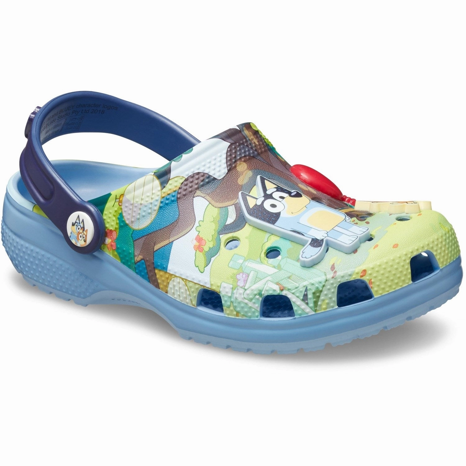 Sandal Add Ons Crocs Multi Bluey Classic Clog