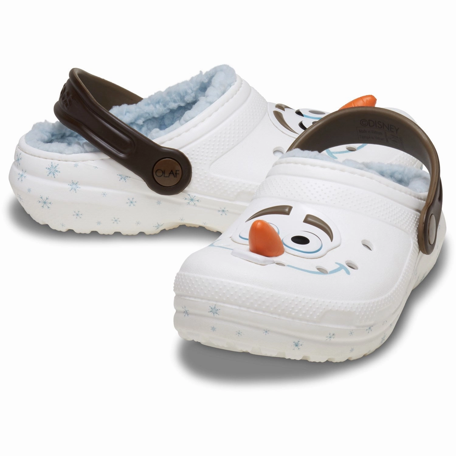 Easy Entry Seaside Wear Crocs Multi Frozen Olaf Lined Classic Clog