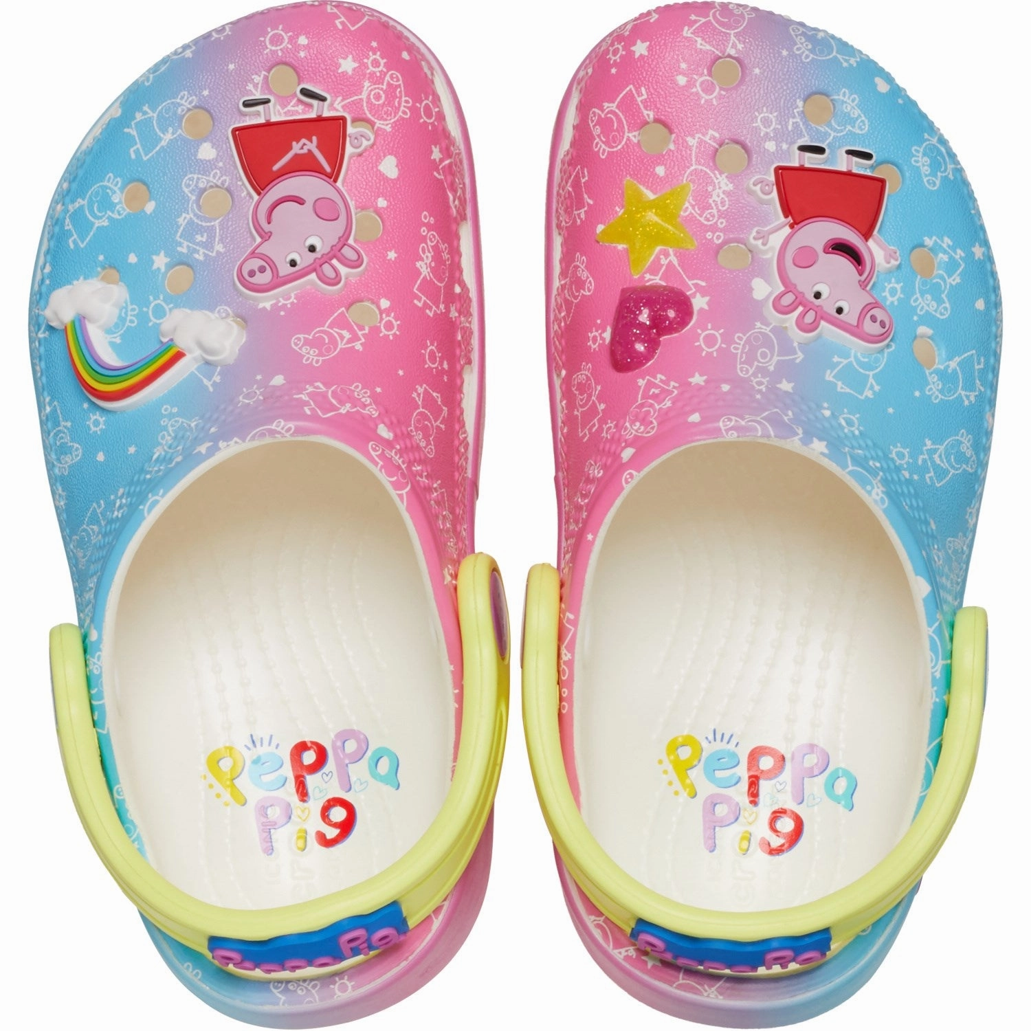 Abrasion resistant Crocs Multi Peppa Pig Classic Clog T