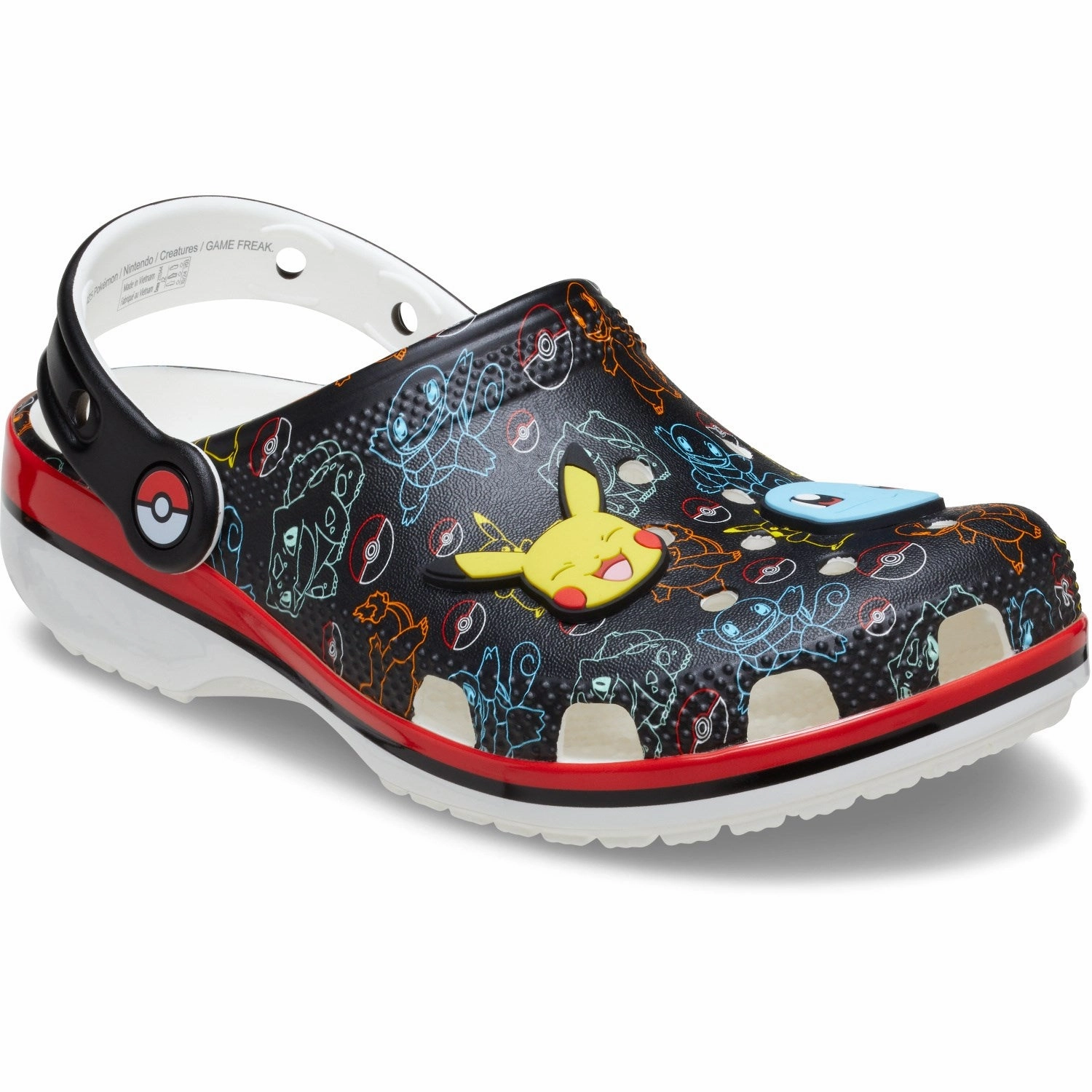 Animal Print Crocs Multi Pokemon Print Classic Clog