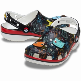 Stable Step Crocs Multi Pokemon Print Classic Clog