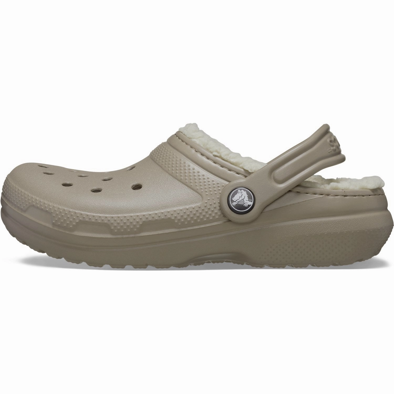 Layered Midsole Everyday Crocs Mushroom/Bone Classic Lined Clog