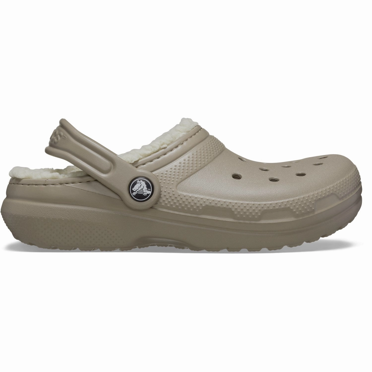 Crocs Mushroom/Bone Classic Lined Clog Light cushion Open Form